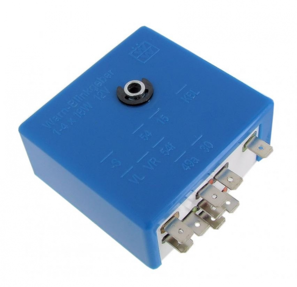 Turn signal relay 12 Volt (9 pin)